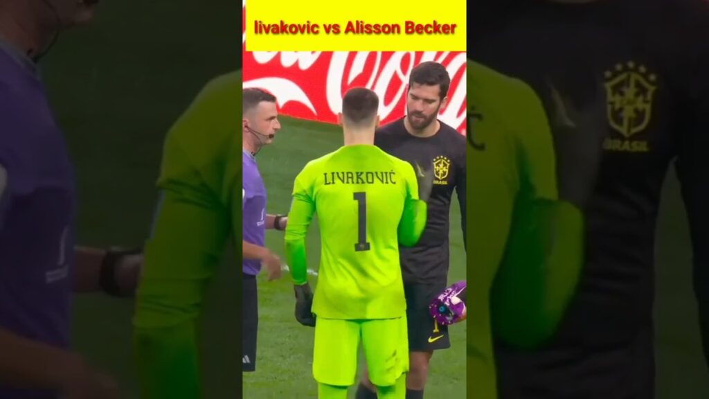 livakovic vs alisson becker #shorts