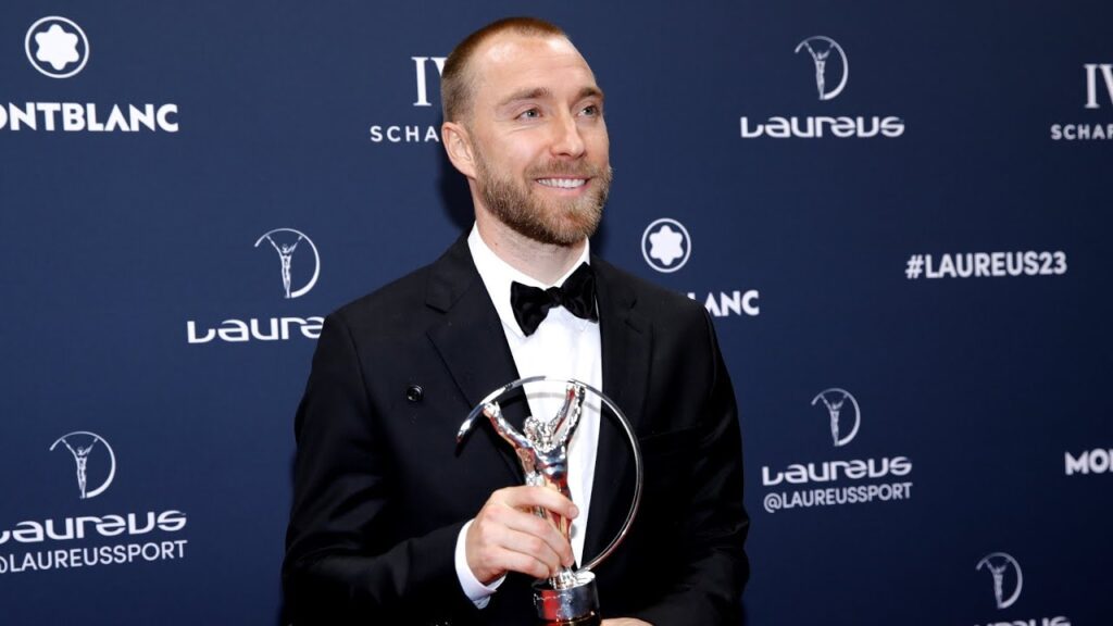 Man Utd midfielder Christian Eriksen wins the 2023 Laureus World Comeback of the Year award