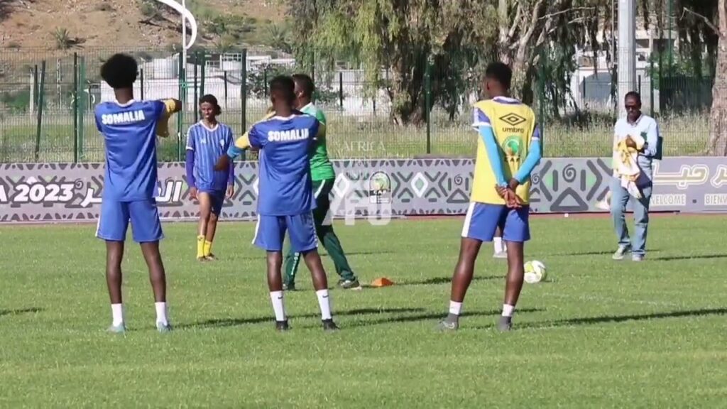 CAN U17 : Entraînement de la Somalie avant le match contre le Sénégal