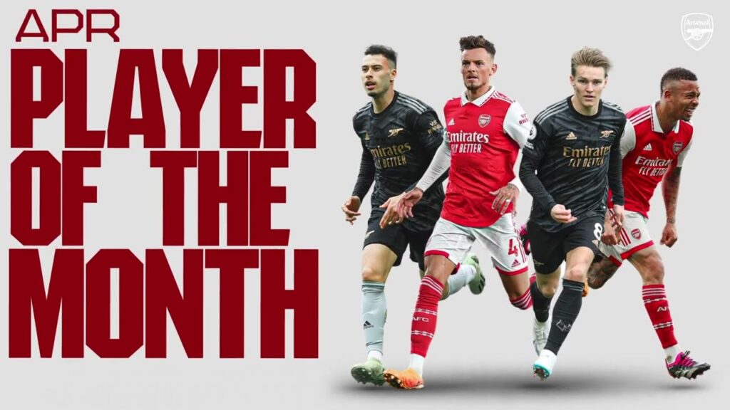 Who should be our Player of the Month for April? Martinelli, White, Odegaard or Gabriel Jesus?