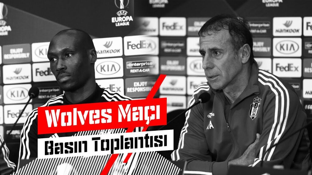 Wolverhampton Maçı Öncesi Teknik Direktörümüz Abdullah Avcı ve Atiba Hutchinson'ın Basın Toplantısı