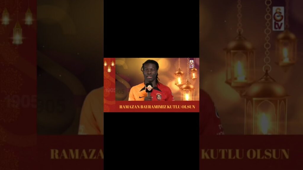 Galatasaray Futbol Takımı'ndan Ramazan Bayramı Mesajı #galatasaray #shorts