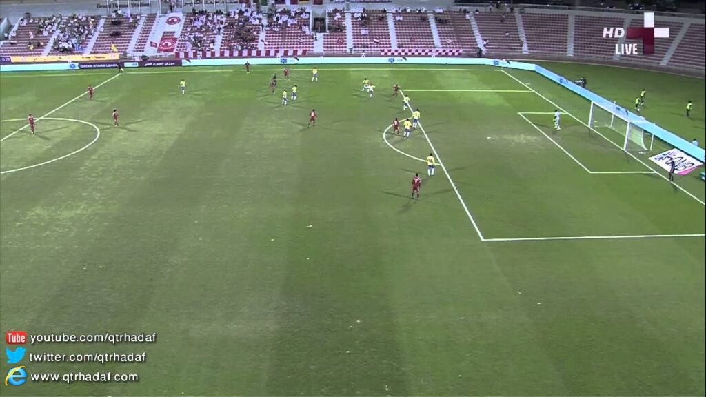 هدف العربي الاول عبدالعزيز حاتم - العربي vs الغرافة - دوري نجوم قطر 2013