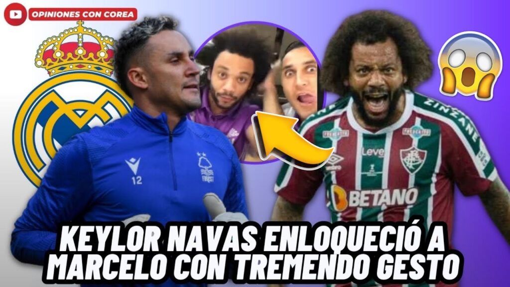 KEYLOR NAVAS VUELVE LOCO A MARCELO CON BRUTAL GESTO😱