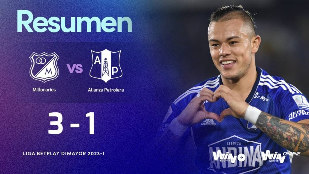 Millonarios vs. Alianza Petrolera (resumen y goles) | Liga BetPlay Dimayor 2023-I | Fecha 3