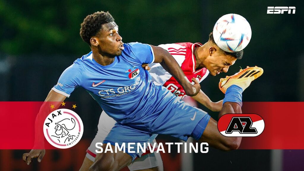 HEERLIJKE TIKI-TAKA goal in CLASH tussen JONG-PLOEGEN | Samenvatting Jong Ajax - Jong AZ