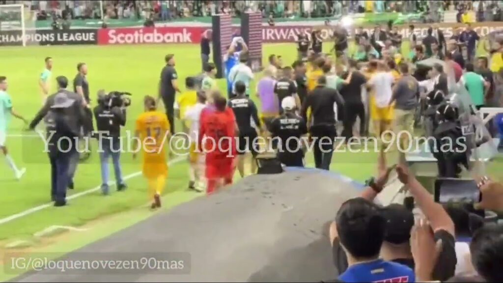 Nahuel Guzmán y Rodolfo Cota se Encaran Termina Caliente Leon vs Tigres ConcaChampions #mexico #cdmx