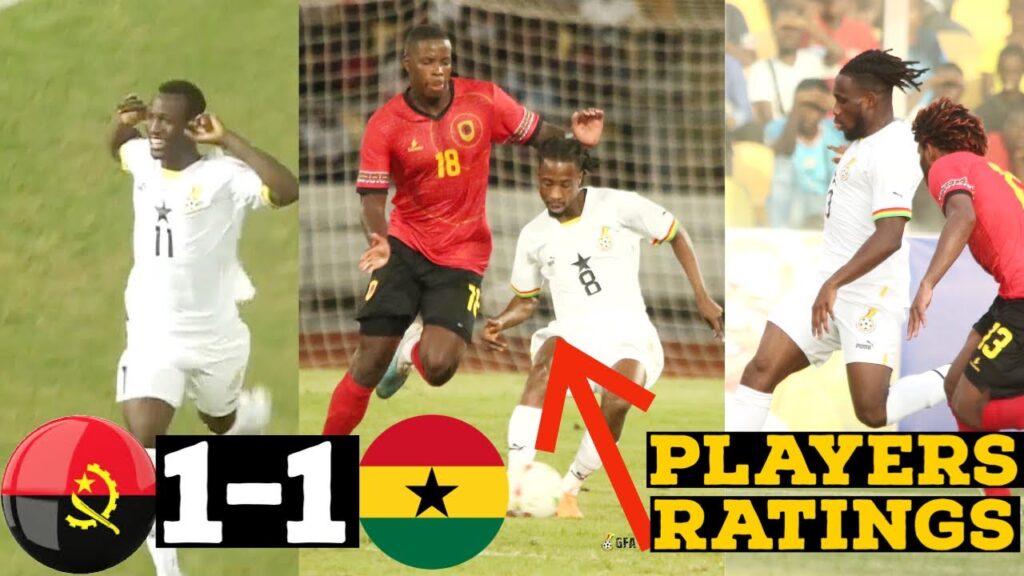 Angola 1-1 Ghana, Black Stars Players Ratings, Joe Painstill, Ashimeru, Osman Bukari