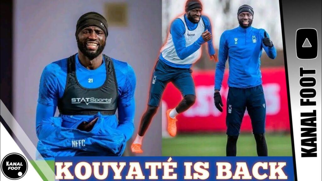 Cheikhou Kouyaté 🦁🇸🇳 de retour à l'entraînement avec Nottingham Forest, 4 mois après sa blessure
