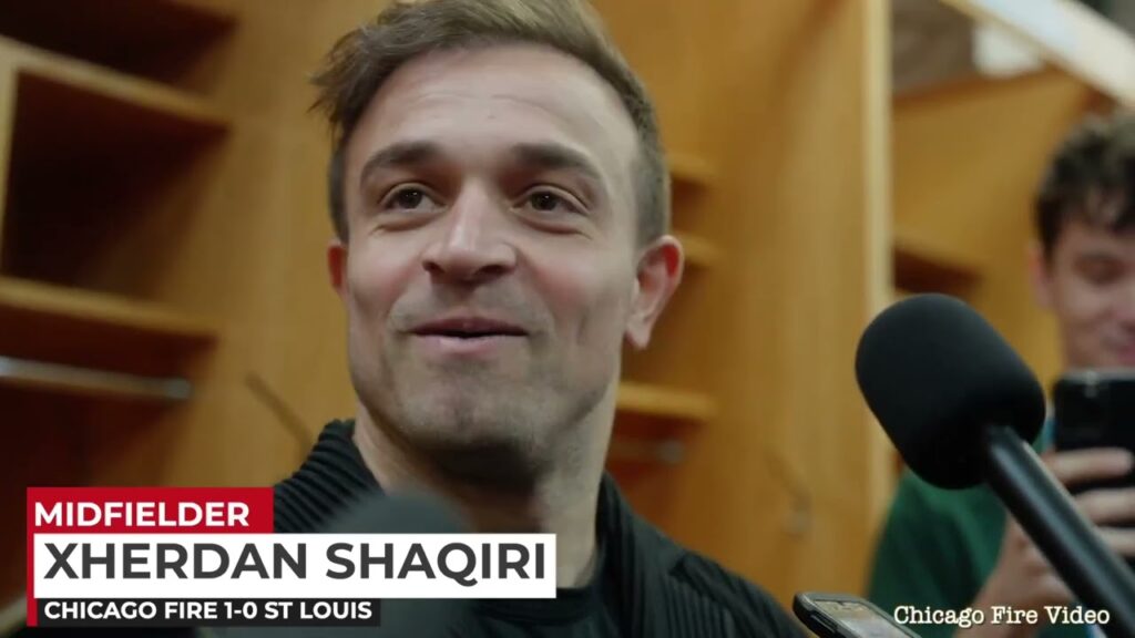 Midfielder Xherdan Shaqiri Chicago Fire 1-0 St Louis #yodeportes