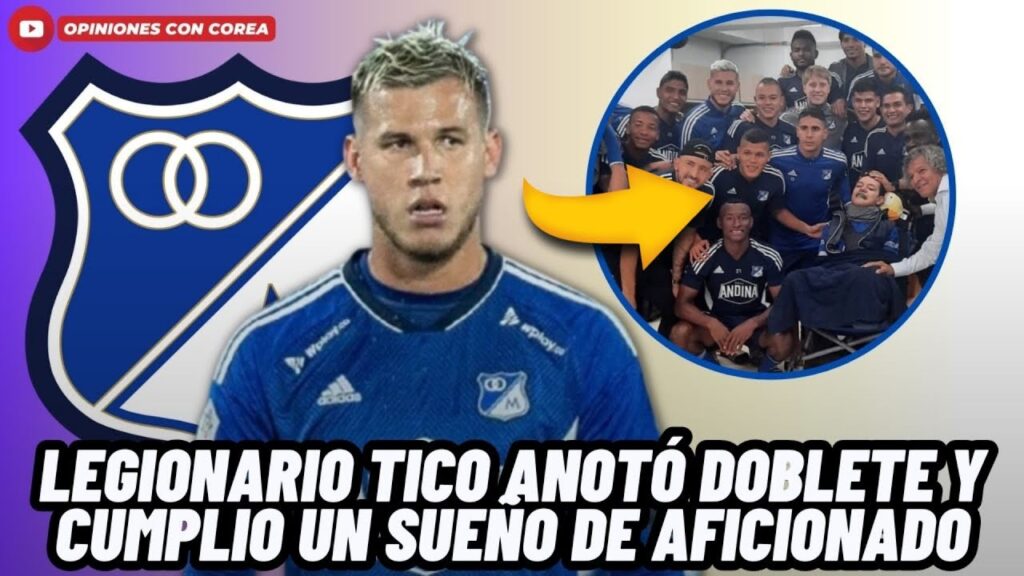 LEGIONARIO TICO JUAN PABLO VARGAS ANOTA DOBLETE Y CUMPLE SUEÑO DE AFICIONADO EN SU ÚLTIMO DÍA