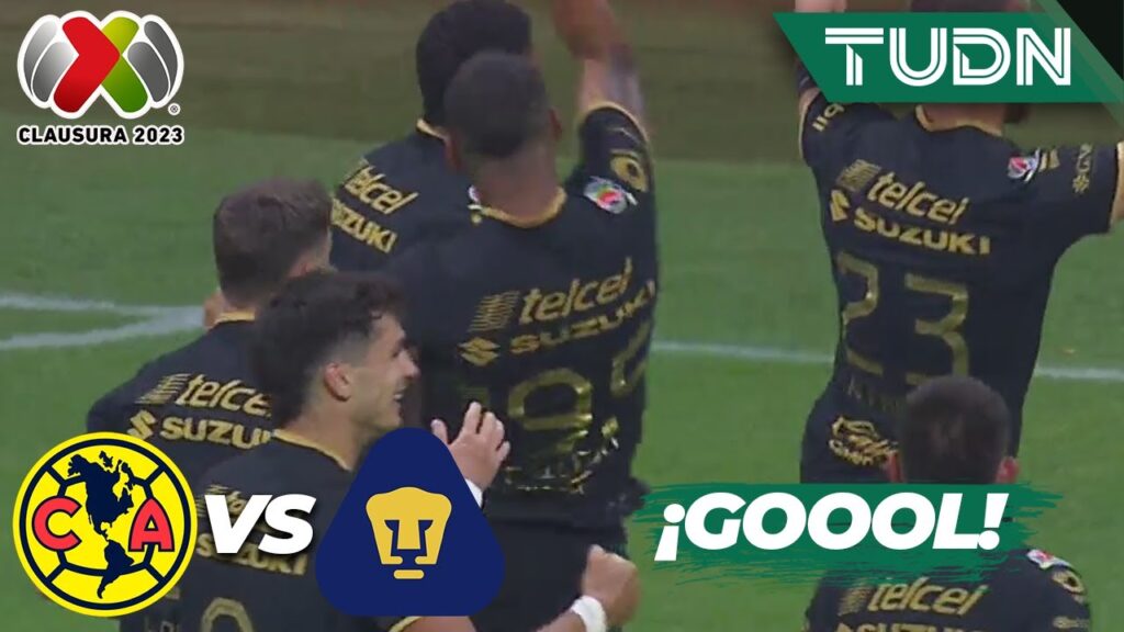 ¡AUTOGOL! Araujo ayuda a los Pumas | América 0-1 Pumas | CL2023 Liga Mx - J16 | TUDN