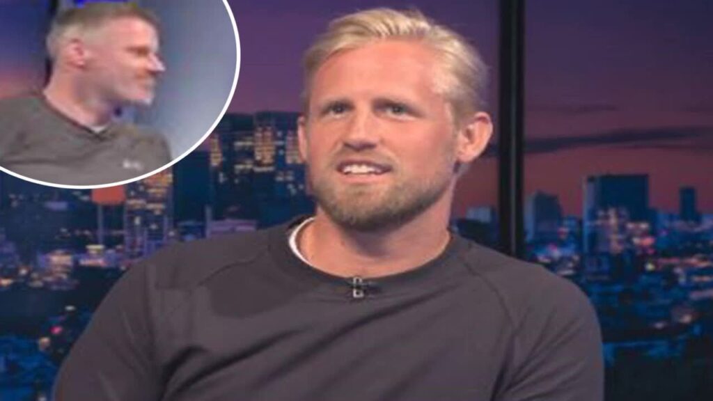 Jamie Carragher hilariously calls out Kasper Schmeichel on Sky Sports