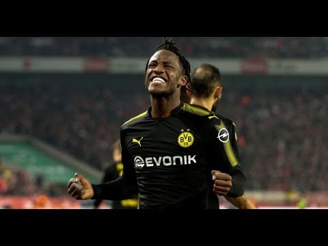 Michy Batshuayi scores a goal in the 91st minute | Borussia Dortmund 3:2 Atalanta