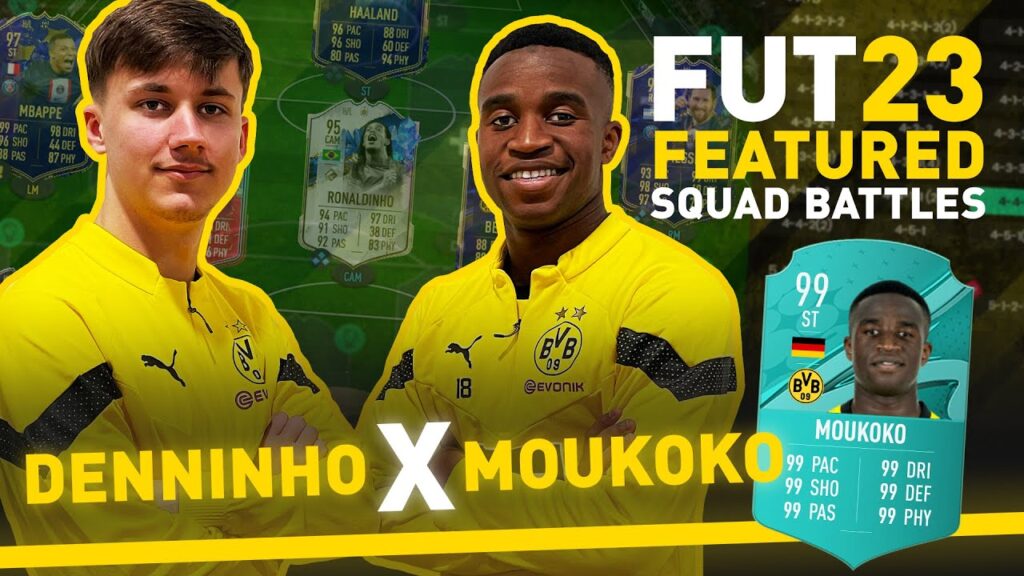 "This team is a blast!" | Squad Battle with Youssoufa Moukoko & Denninho | FIFA 23