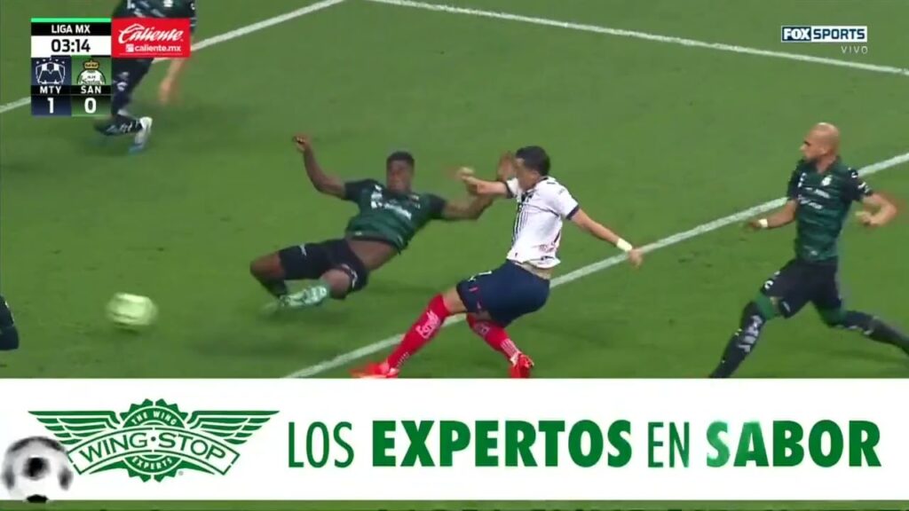 Gol de Rogelio Funes Mori | Rayados 1-0 Santos | Liga BBVA MX - Clausura 2023 - 4tos De Final Vuelta