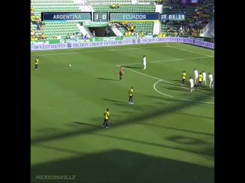 El golazo de Ángel Mena vs Argentina
