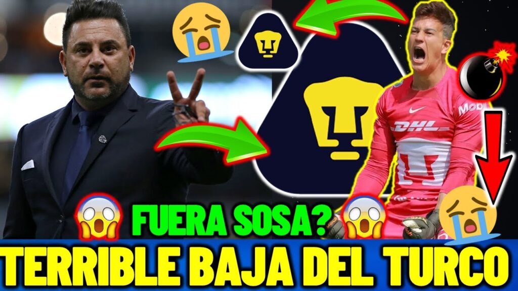 ✅😱A ULTIMA HORA! Sebastián Sosa OTRA BAJA De Mohamed? FUERA De Pumas?