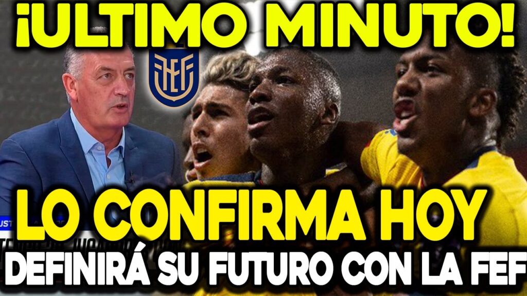 ¡ULTIMO MINUTO! GUSTAVO ALFARO CONFIRMA LA FECHA EN LA QUE definirá su FUTURO CON LA FEF