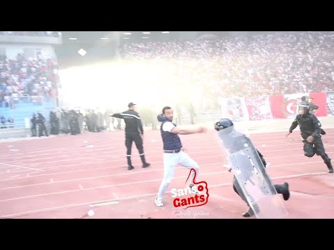 فيديو حصري يوثق أحداث العنف التي جدت بين جماهير الأفريقي والأمن: مشاهد مرعبة توثق انطلاق الاشتباكات