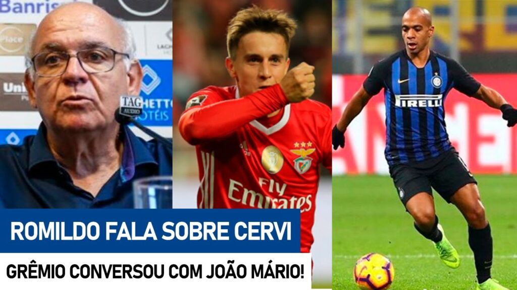 ROMILDO FALOU SOBRE FRANCO CERVI! / GRÊMIO CONVERSOU COM JOÃO MÁRIO!