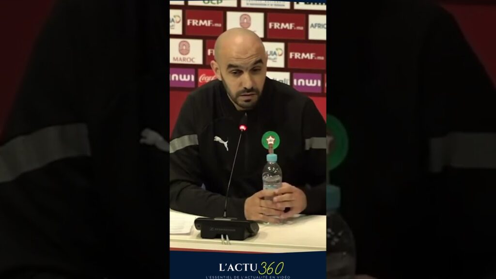 Walid Regragui apporte son soutien à Achraf Hakimi