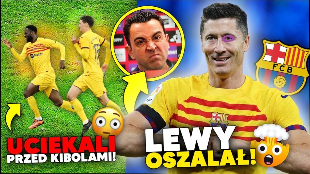 SKANDAL... Piłkarze FC Barcelony UCIEKALI PRZED KIBOLAMI! Lewandowski OSZALAŁ! Zieliński ODEJDZIE?!