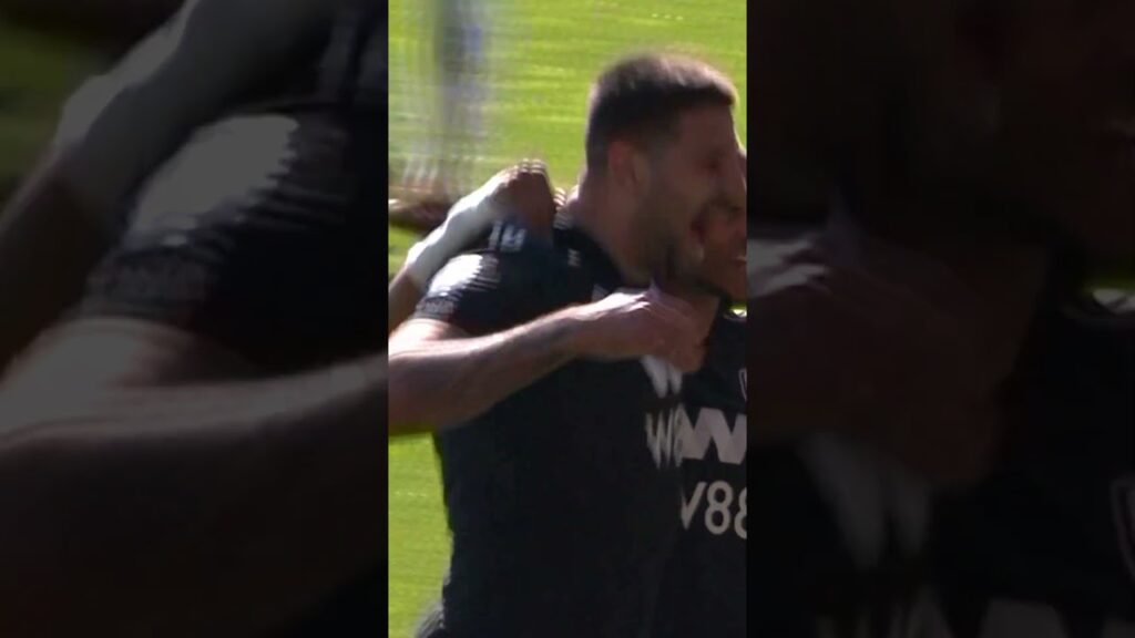 Mitrović Scores On His First Game Back For Fulham! 🔥 #shorts