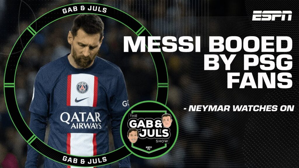Lionel Messi BOOED as Neymar watches from the stand at PSG! ‘It was weird!’ | ESPN FC