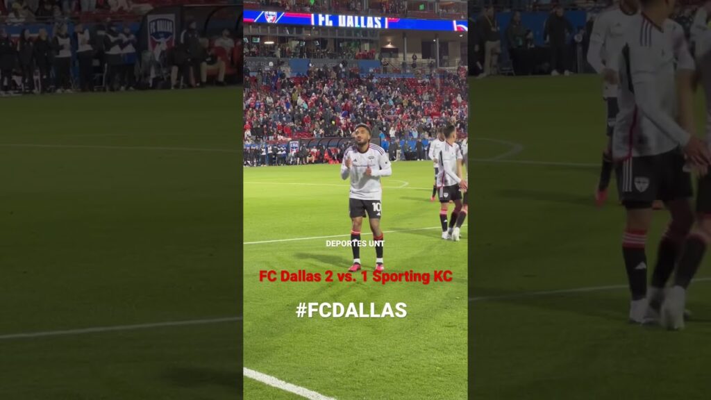 Jesus Ferreira goal celebration | FC Dallas 2 vs. 1 Sporting KC #fcdallas #mlssoccer
