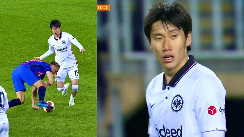 Daichi Kamada vs Barcelona at Camp Nou | ASSIST & SKILLS | MILAN TARGET 🇯🇵