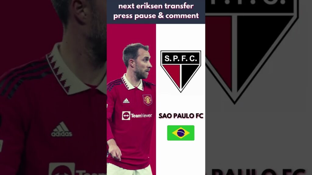 Where Should Christian Eriksen Transfer To? ⚽️ #football #PlayPauseComment