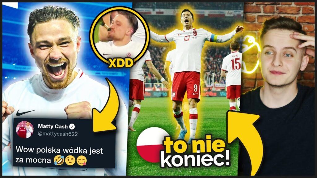 Matty Cash SPRÓBOWAŁ POLSKIEJ WÓDKI! Lewandowski CHCE JECHAĆ na KOLEJNE Mistrzostwa Europy i Świata!