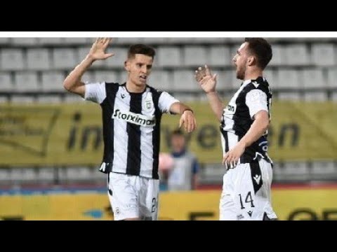 NFC Volos vs PAOK Thessaloniki 0-2 Andrija Zivkovic & Brandon score in win for PAOK Match recap