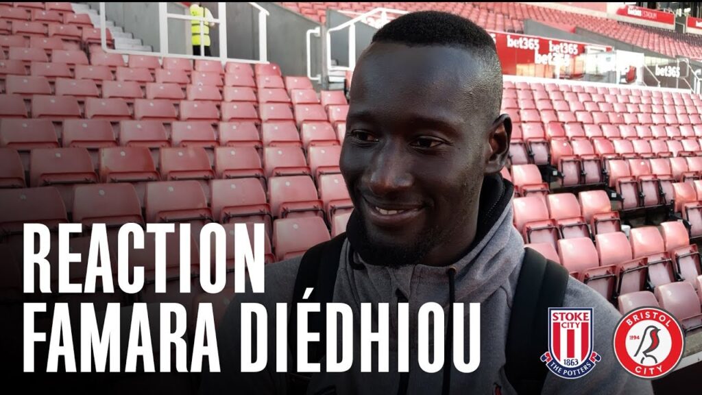 Famara Diédhiou reaction 🎤 Stoke City 1-2 Bristol City