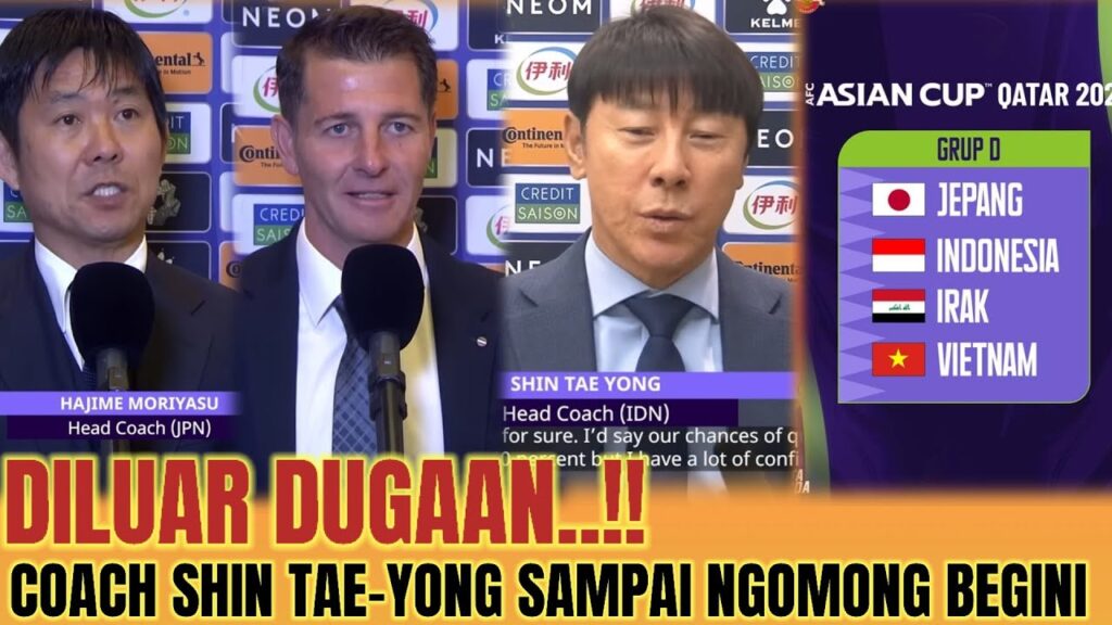 BIKIN GEMPAR ‼️ Komentar & Reaksi Tak Terduga STY Segrup Bersama Jepang & Vietnam Hasil Drawing