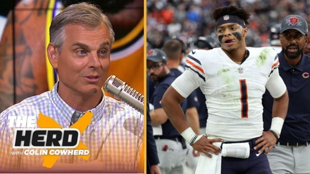 THE HERD | "Justin Field can prove this season that he's a franchise QB" Colin tells Chicago Bears