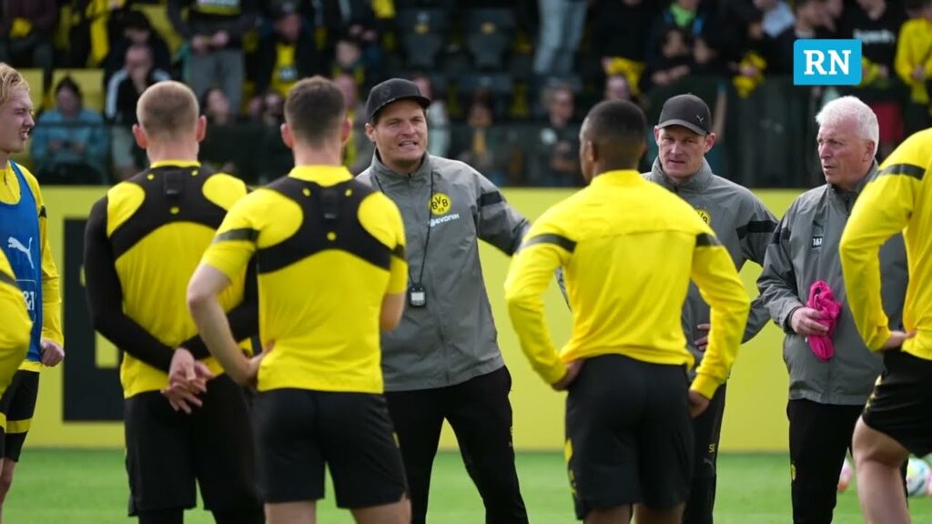 Öffentliches BVB-Training in Brackel: Fans feiern Jude Bellingham
