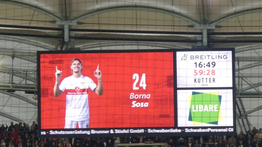 VfB vs. Köln - 59.': Tor Sosa = 2:0 [4K] (2023 live @ Mercedes-Benz Arena | Stuttgart)