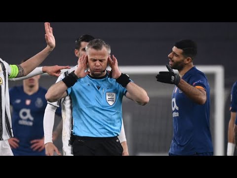 Mehdi Taremi swears after receiving a red card against Juventus in the Champions League