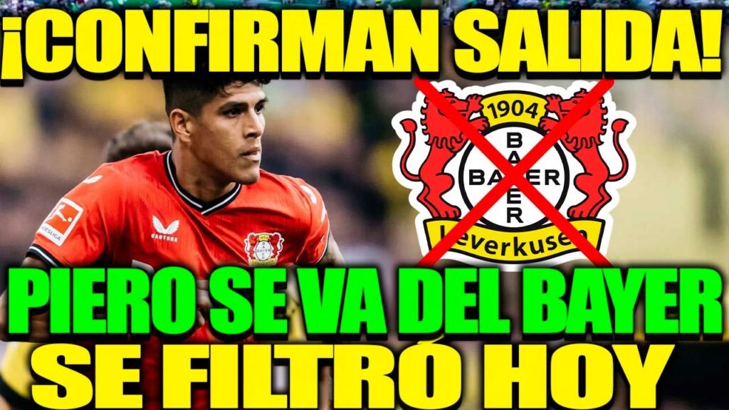 AGENTE DE PIERO HINCAPIE CONFIRMA SU SALIDA DEL BAYER LEVERKUSEN AL FINALISTA DE CHAMPIONS AGENTE DE PIERO HINCAPIE CONFIRMA SU SALIDA DEL BAYER LEVERKUSEN AL FINALISTA DE CHAMPIONS