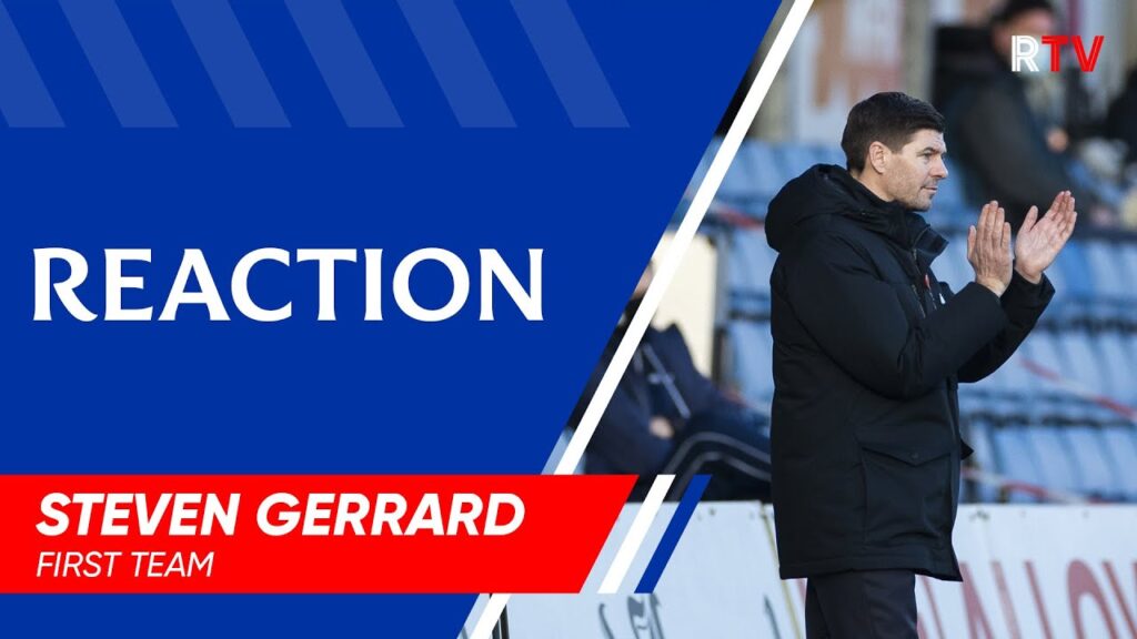 REACTION | Steven Gerrard | Ross County 0 - 4 Rangers 06 Dec 2020