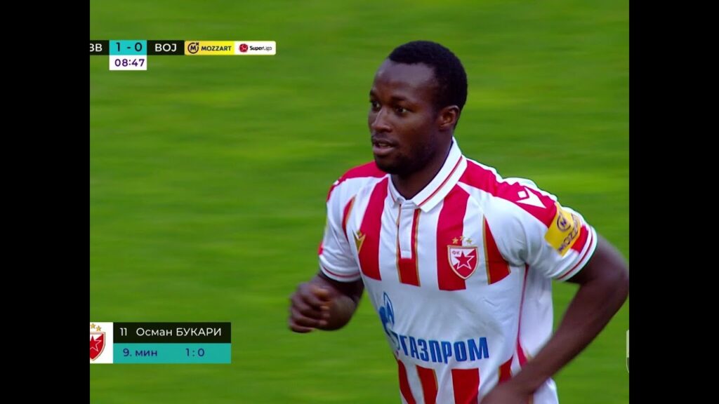 BUKARI UMALO POCEPAO MREŽU: Vodeći gol Zvezde protiv Vojvodine / 13.05.2023.