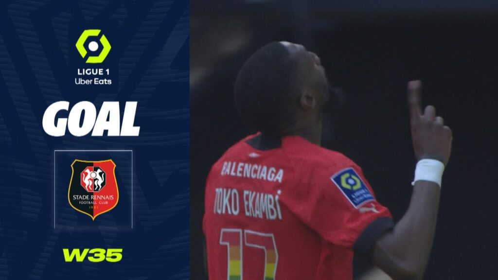 Goal Karl TOKO EKAMBI (74' - SRFC) STADE RENNAIS FC - ESTAC TROYES (4-0) 22/23