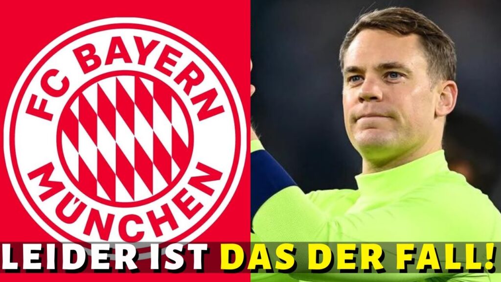 🔴 GERADE BESTÄTIGT! DIE BAYERN ÜBERRASCHEN MANUEL NEUER NICHT! (BAYERN NACHRICHTEN)