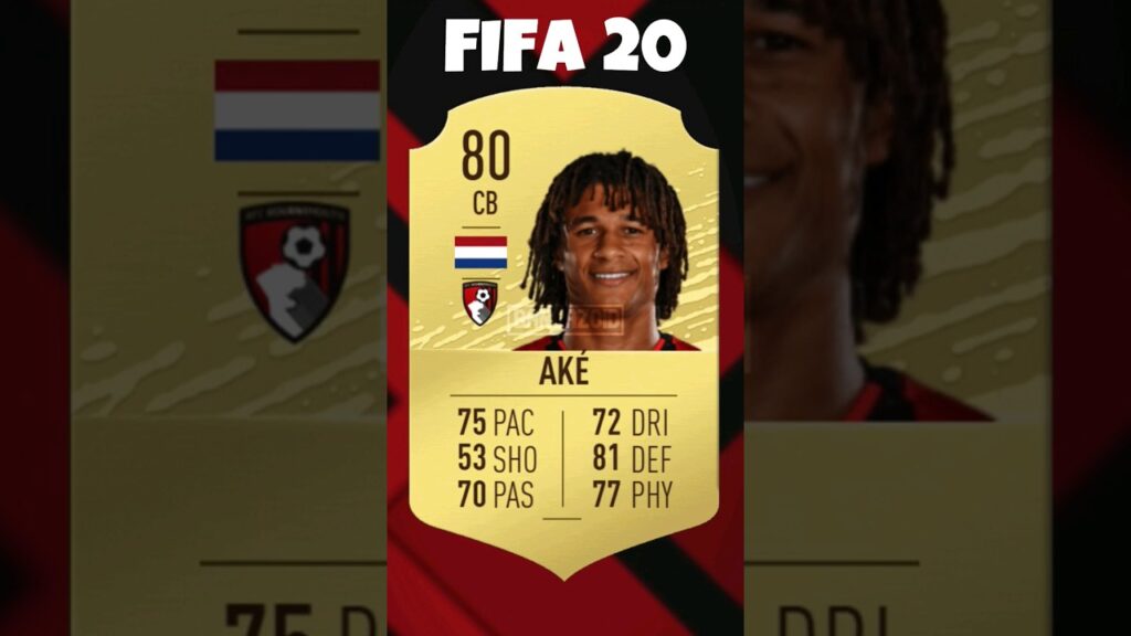 Nathan Aké 🇳🇱 FIFA RATINGS 🔥 #fifa23 #nathanake #shorts
