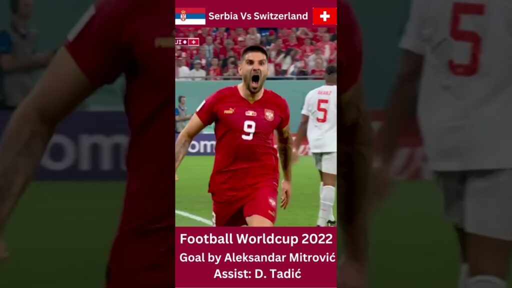 Serbia Vs Switzerland - Goal by Aleksandar Mitrović - FIFA 2022