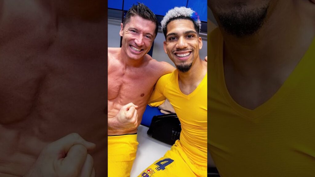 LEWANDOWSKI TAŃCZY W SZATNI 😱 #shorts