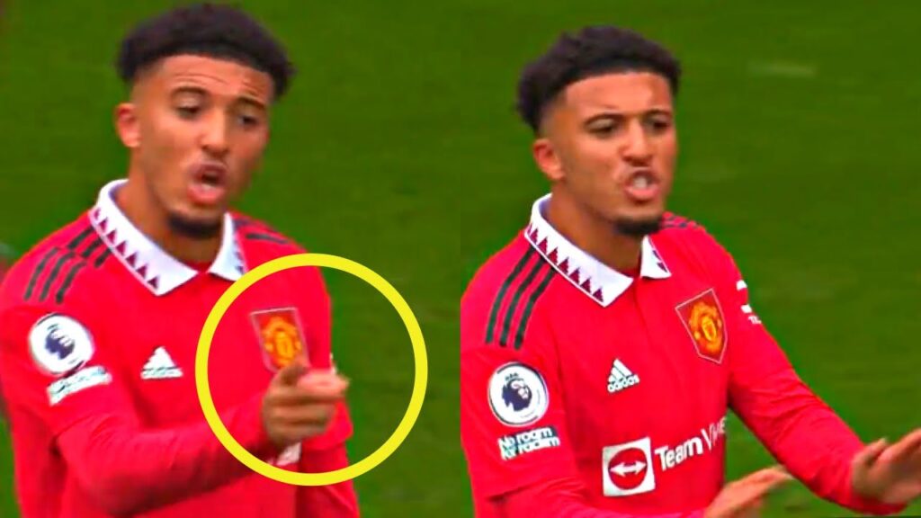 Jadon Sancho tells Bruno Fernandes to ‘Stop Moaning’