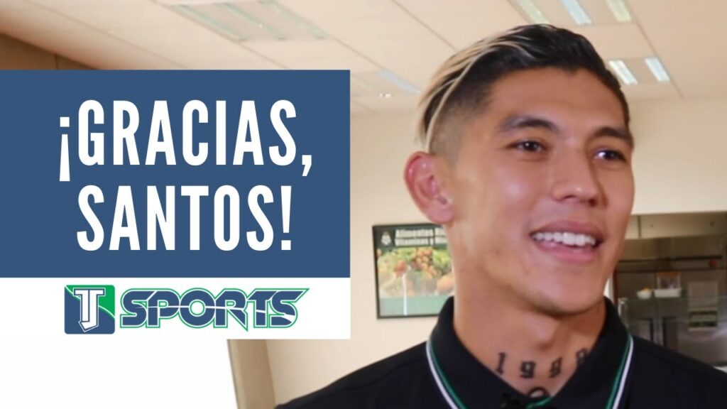 Mensaje de DESPEDIDA y AGRADECIMIENTO de Gerardo Arteaga para SANTOS, antes de IRSE a JUGAR a Europa